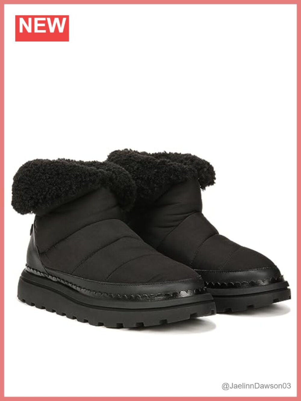 Sam Edelman Ozie Shearling Insulated Pull-On Ankle Bootie